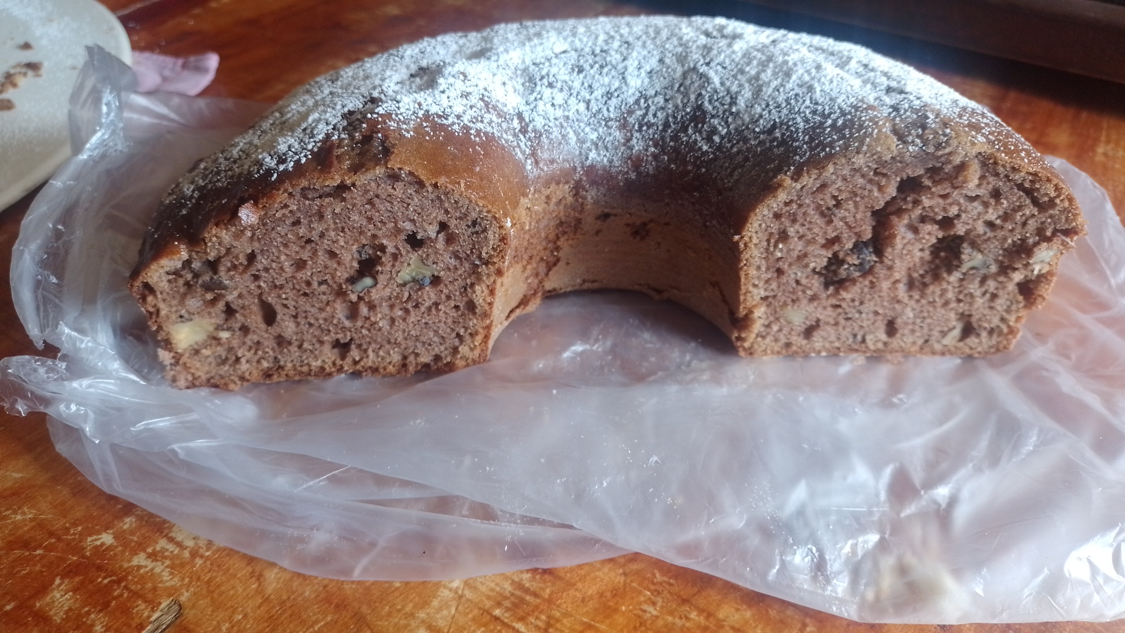 Budin casero De nuez 